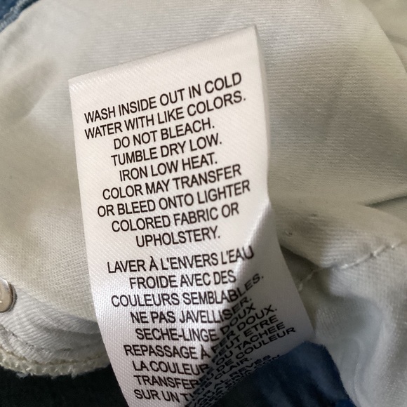 Frame Le Super High Mini Boot Split Hem Jeans Light Wash Color Danbury Sz 27 - Picture 14 of 15